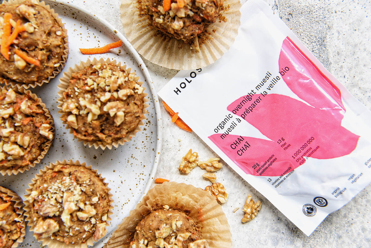 HOLOS Carrot Chai Muffins