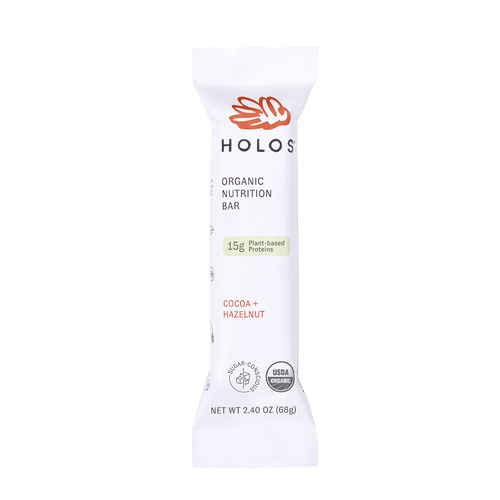 holos nutrition bar cocoa+hazelnut product