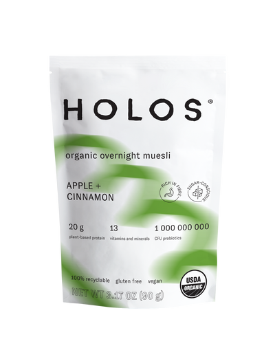 Apple + Cinnamon pouch - HOLOS overnight muesli