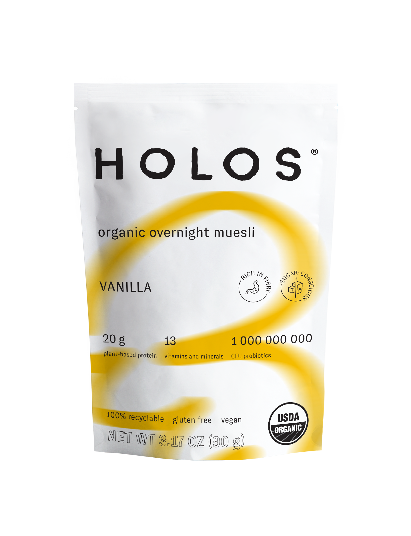 Vanilla pouch - HOLOS overnight muesli