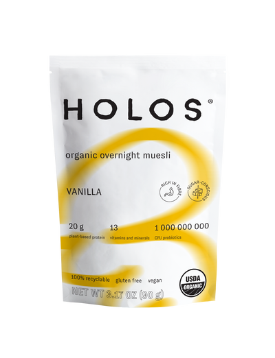 Vanilla pouch - HOLOS overnight muesli